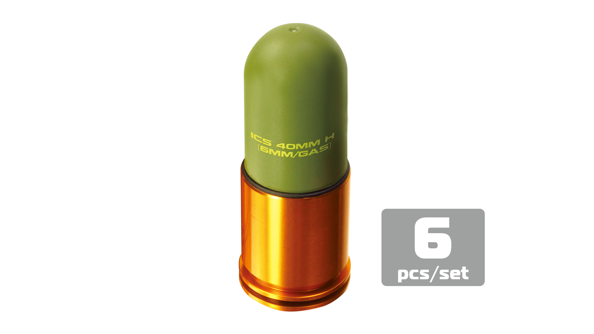【MA-158】40mm輕量化榴彈 (6入/組)